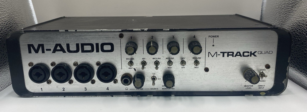 M-Audio M Track Quad Digital Audio Interface - UNTESTED FOR PARTS