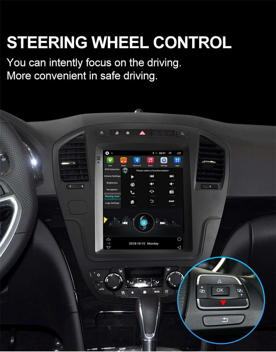 For Apple Carplay Car Radio Stereo GPS Navigation WiFi For 2009-2013 Buick Regal