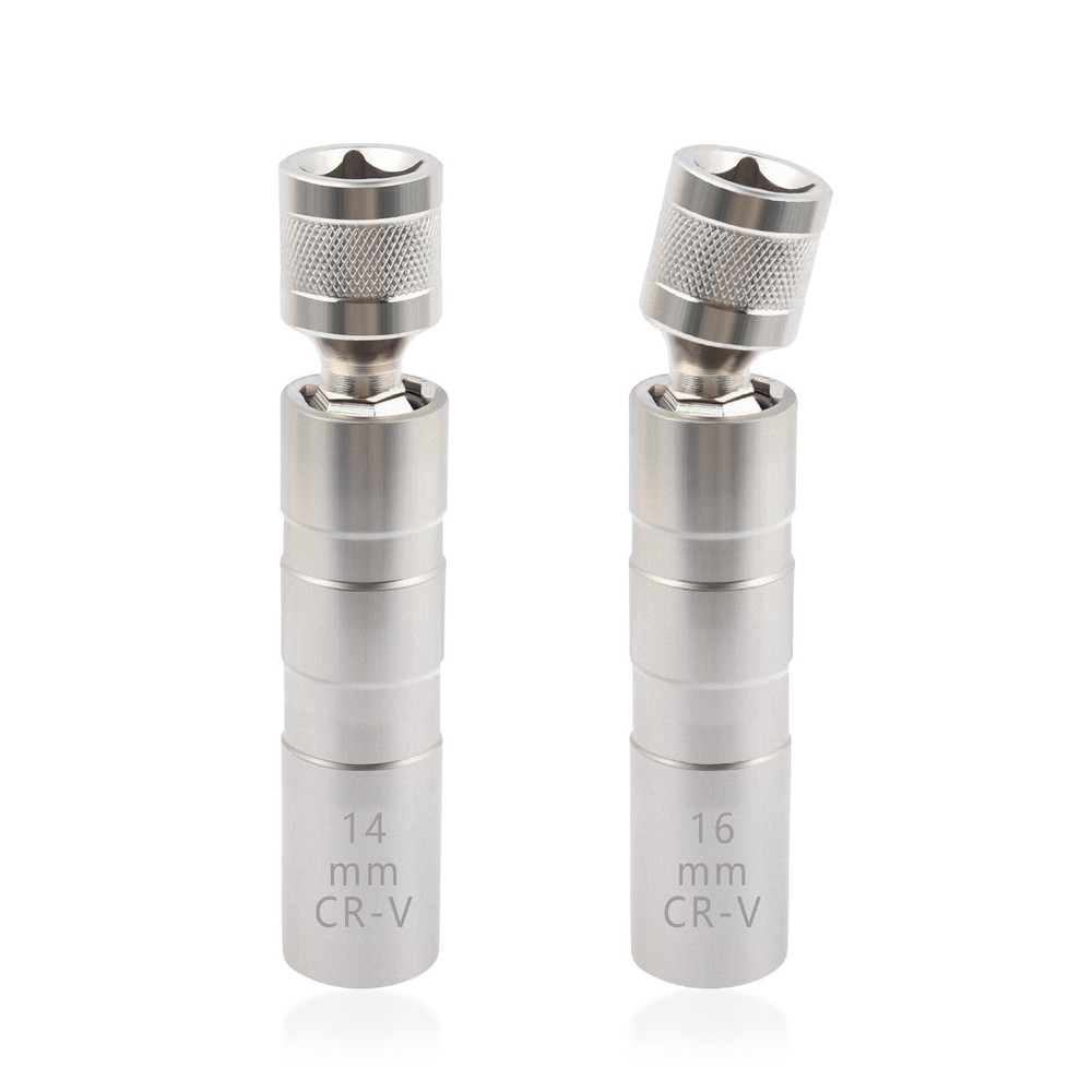 16mm14mm Spark Plug Socket,Thin Wall 12 Points 3/8 Drive Spark Plug Removal
