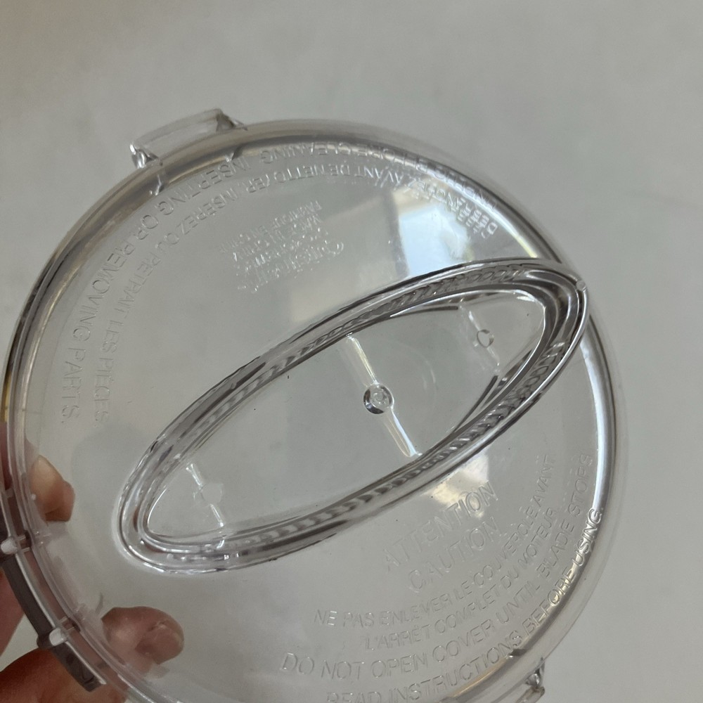 Cuisinart Mini Prep Plus Clear Replacement Cover Lid Only for DLC-4CHBWBC