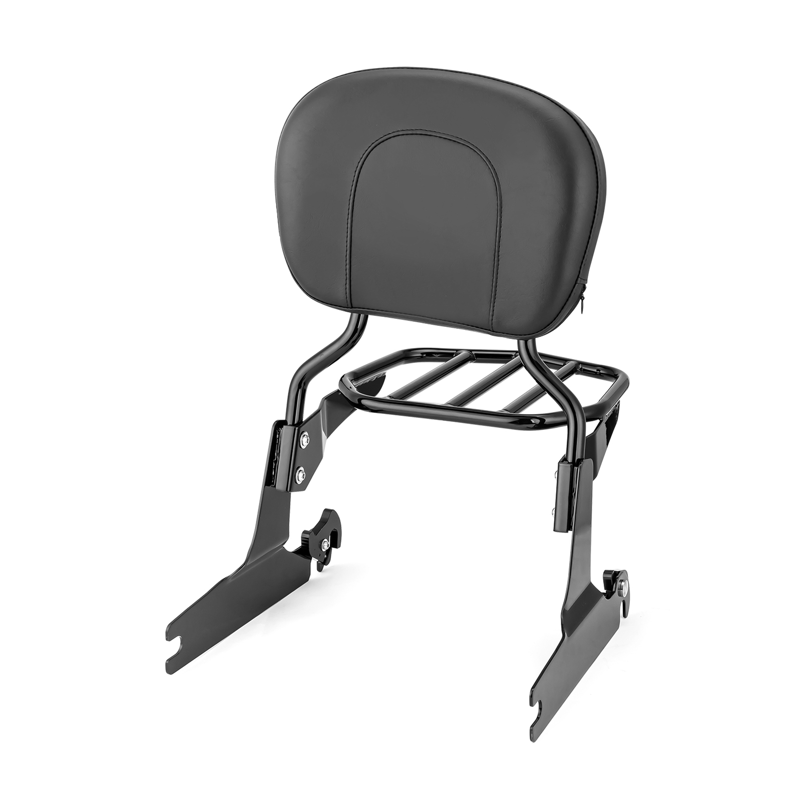 18.75" Backrest Sissy Bar Luggage Rack For Harley Fat Boy Lo FLSTF FLSTFB 07-17