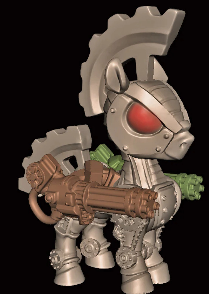 Chibi Terminator Pony
