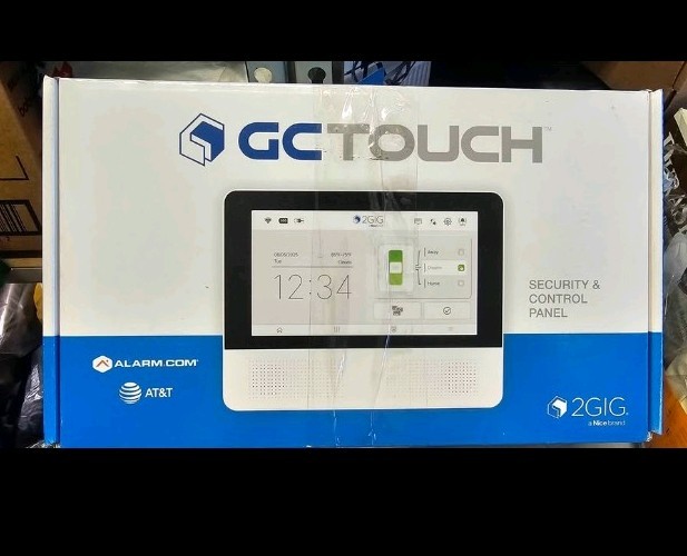 2GIG GC Touch Security & Control Panel Touch Screen White Alarm System GC Touch
