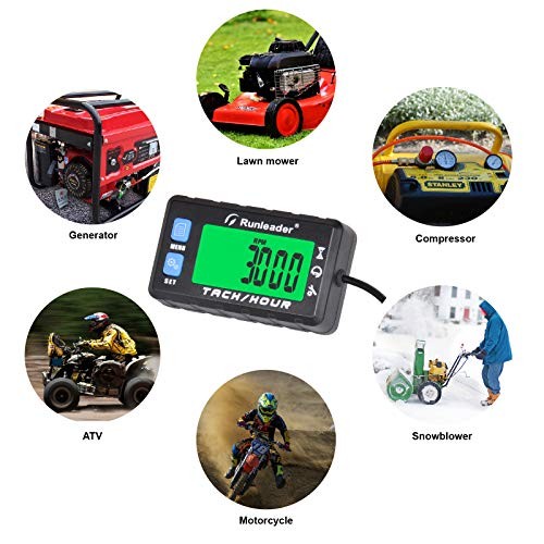 Digital Self-Powered Hours Tachometer,Maintenance Reminder,Backlights
