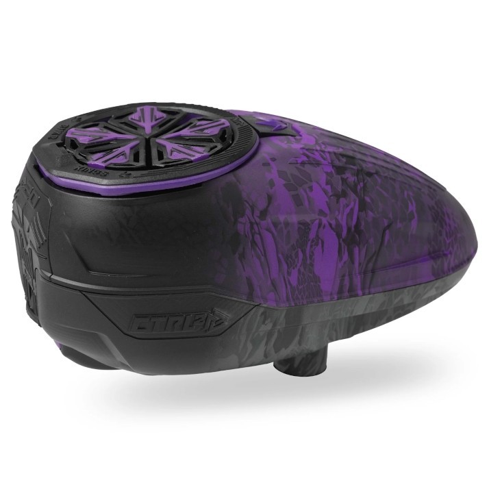 Bunkerkings CTRL 2 Electronic Paintball Loader - Purple Black Highlander