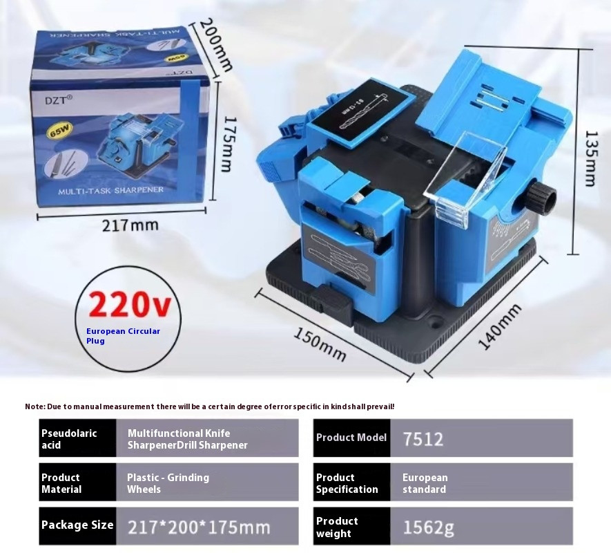 Electric Drill Bit Sharpener Multifunction Scissor/Knife Drill Sharpening Tool