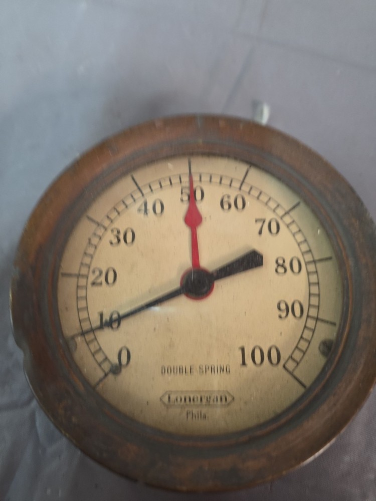 Antique LONERGAN Double Spring Gauge