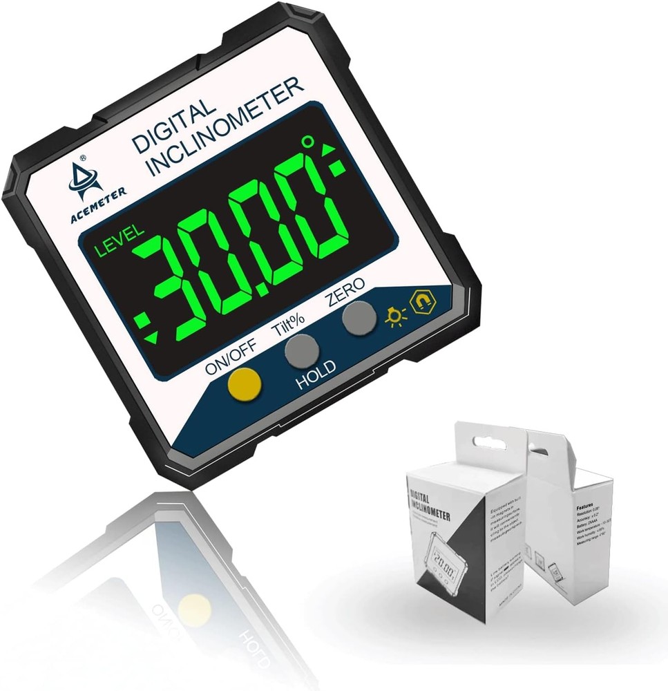 Magnetic Digital Angle Finder Protractor Inclinometer- Inclinometer...