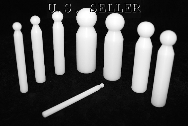 Set Of 8 Solid Nylon Dapping Punch Set Sizes 5mm - 27mm