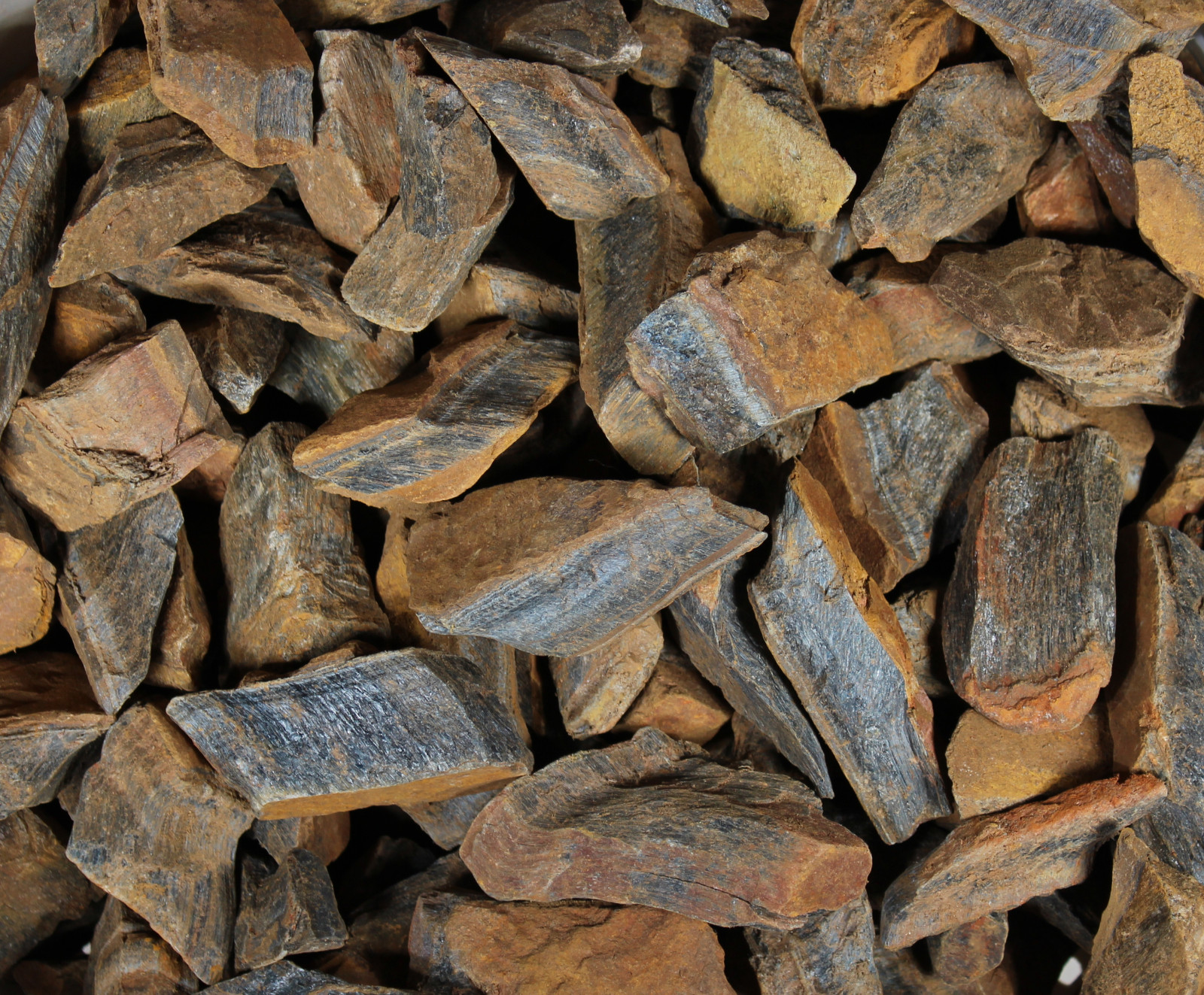 Blue Tiger's Eye - Rough Rocks for Tumbling - Bulk Wholesale options