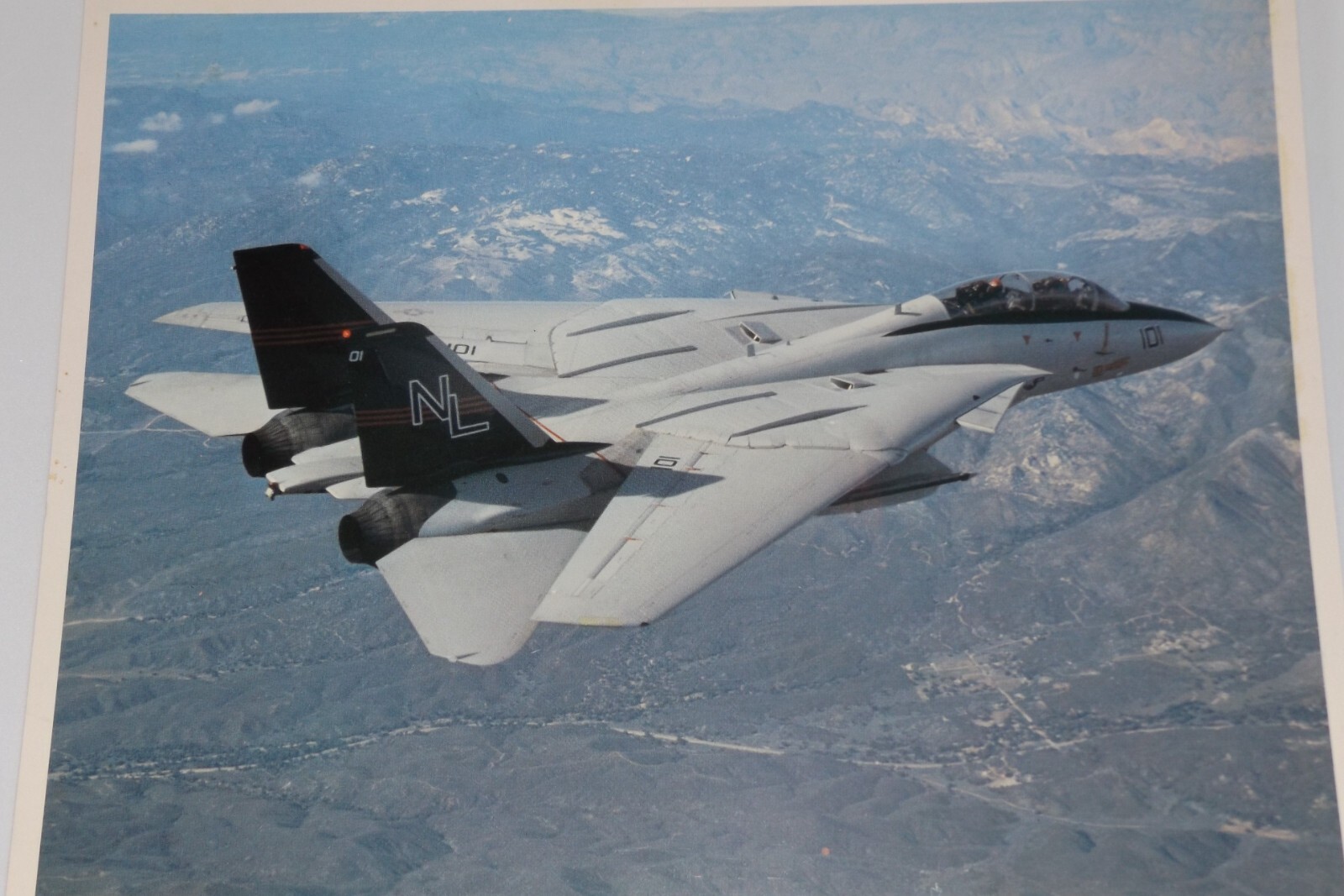 F-14 TOMCAT by GRUMMAN AEROSPACE CORPORATION  2-SIDED COLOR POSTER 8-1/2" x 11"