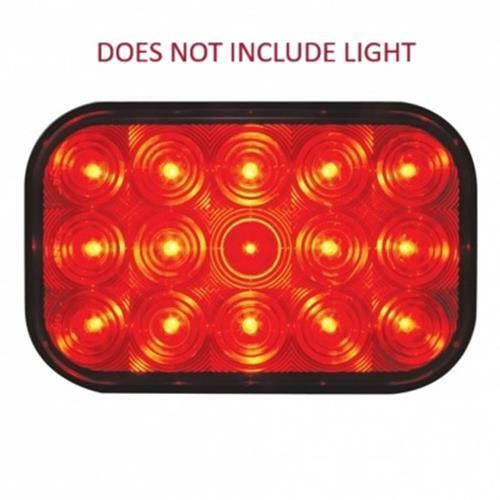 Light Grommet for Rectangular Stop Tail Turn Light Black Rubber UP#31516 Each