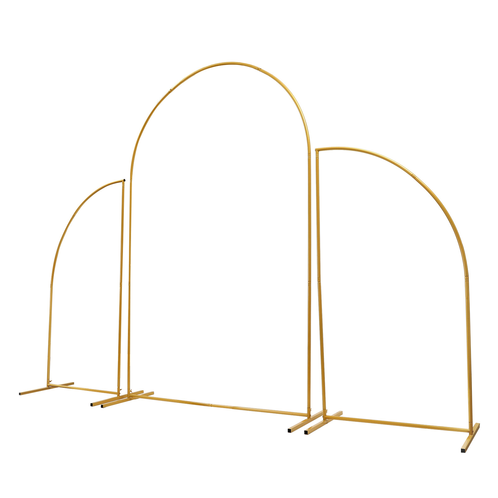 Metal Wedding Stand Backdrop Rack DIY Party Arch Flower Holder with Fabric Cover