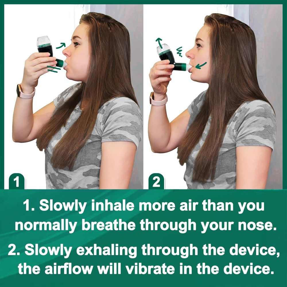 Flutter Valve Device for Lungs, Breathing Exercise Devicefor Lungs, Adjustabl...