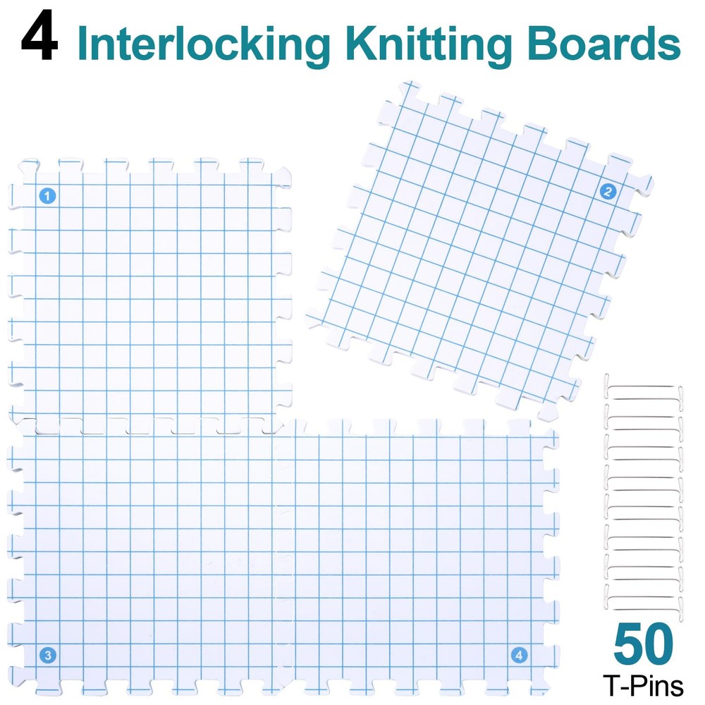 Interlocking Blocking Mats - Blocking Mats for Knitting and Crochet Projects