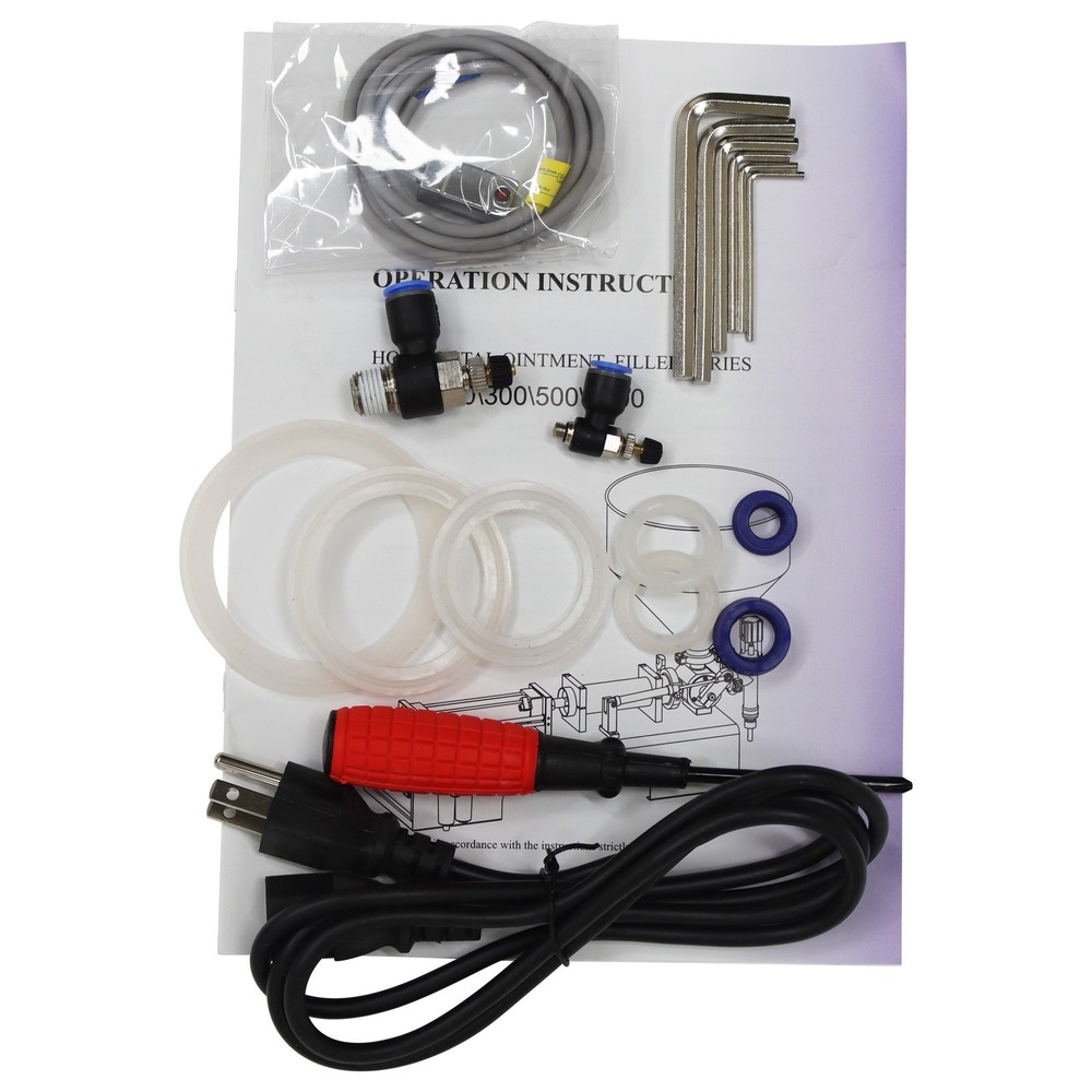 Pneumatic Paste Liquid Heating Stirring Filling Machine Single Nozzle 10-100ml