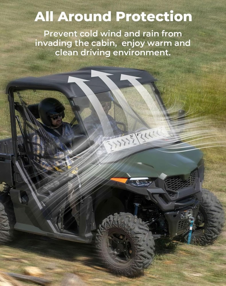 CFMOTO UFORCE Windshield Vented Hard Coated