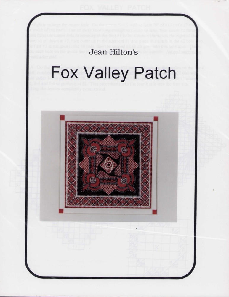 Vintage Fox Valley Patch Jean Hilton Needlepoint Pattern RARE!