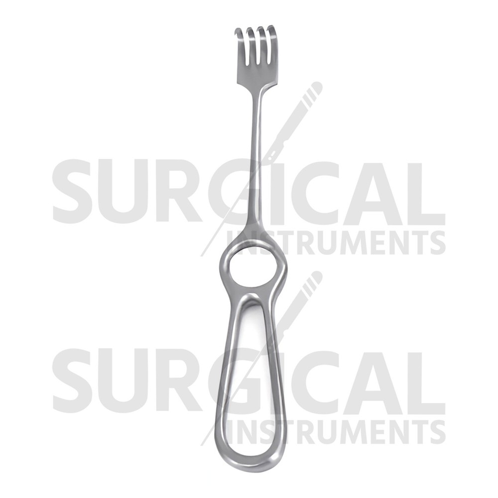 Volkman Retractor 4 SHARP Prongs Surgical Instruments Stainless German Grade