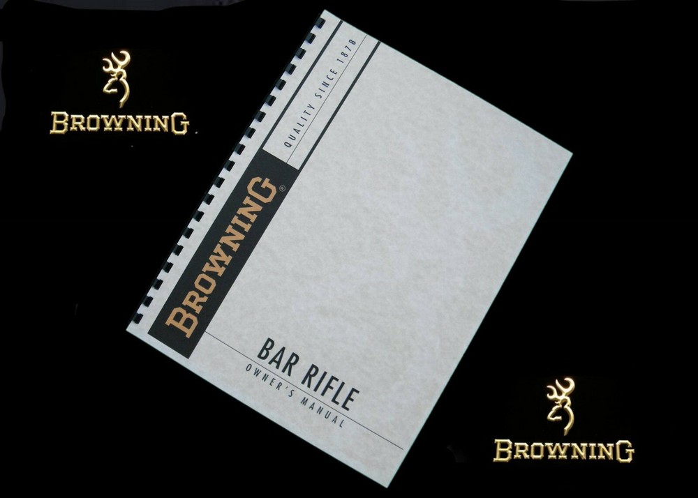 BROWNING Bar Rifle Owners Manual
