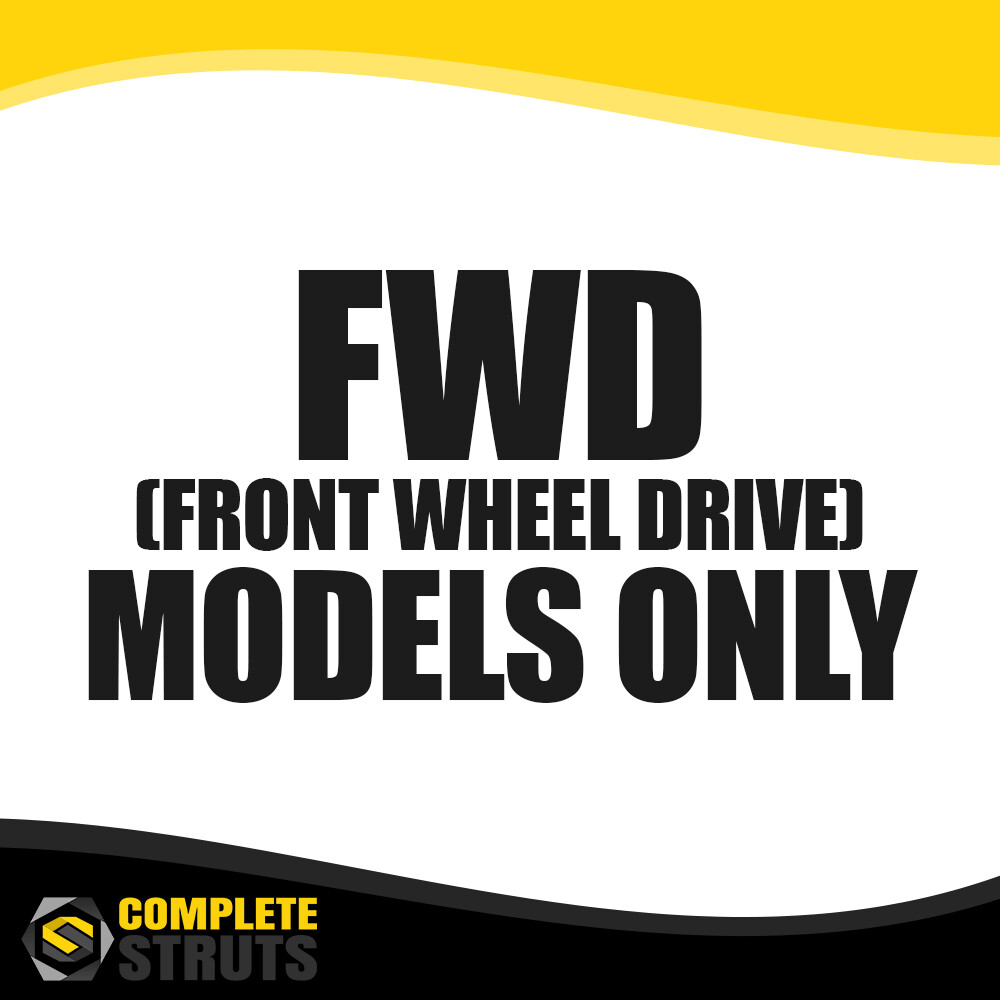 Front Complete Struts & Rear Shocks for 2011-2019 Toyota Sienna