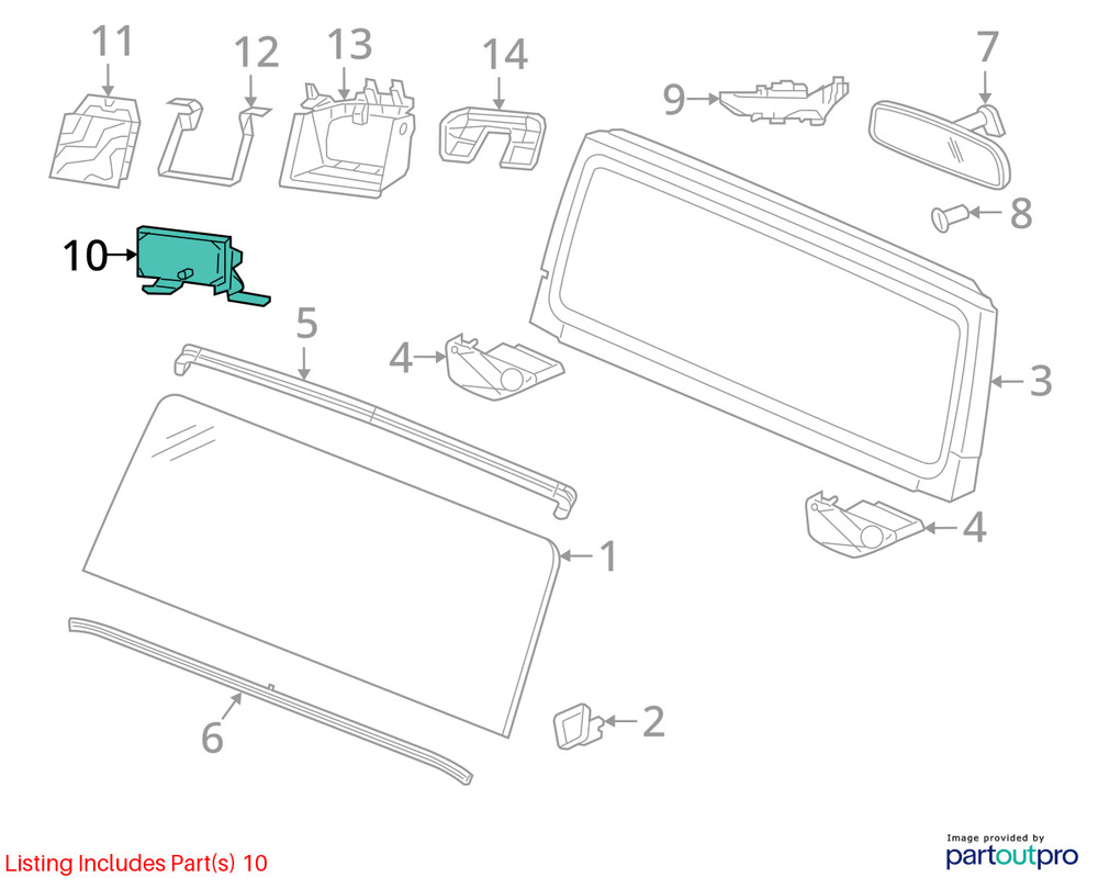24 JEEP GLADIATOR JT CAMERA PROCESSOR CONTROL MODULE 68612896AB