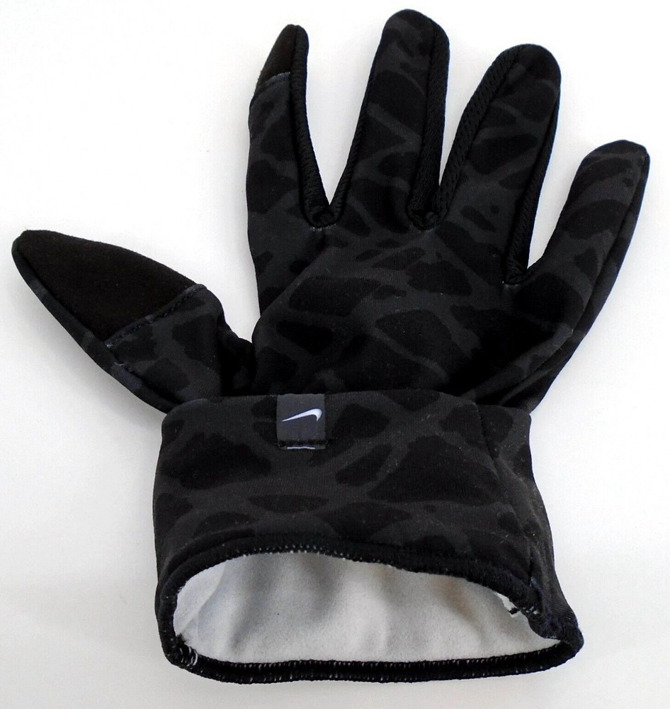 Nike Lightweight Tech Gloves Men's Large Touch Screen Black/Anthracite/Silver