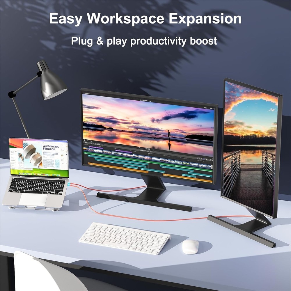 Versatile Portable Dock Adapter for Switch/OLED/Steam Deck - Plug & Play