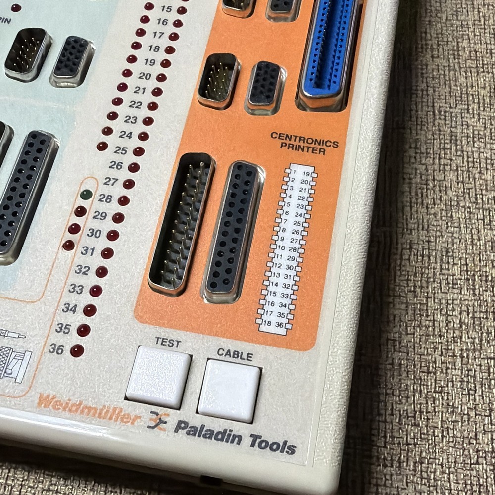 Weidmuller Paladin Tools Universal PC Cable Check 1570 Needs Battery