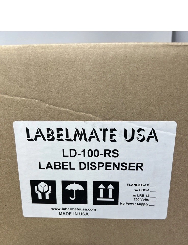 (TESTED) LABELMATE LD-100RS Heavy Duty Label Dispenser, (No Power Supply Cable)