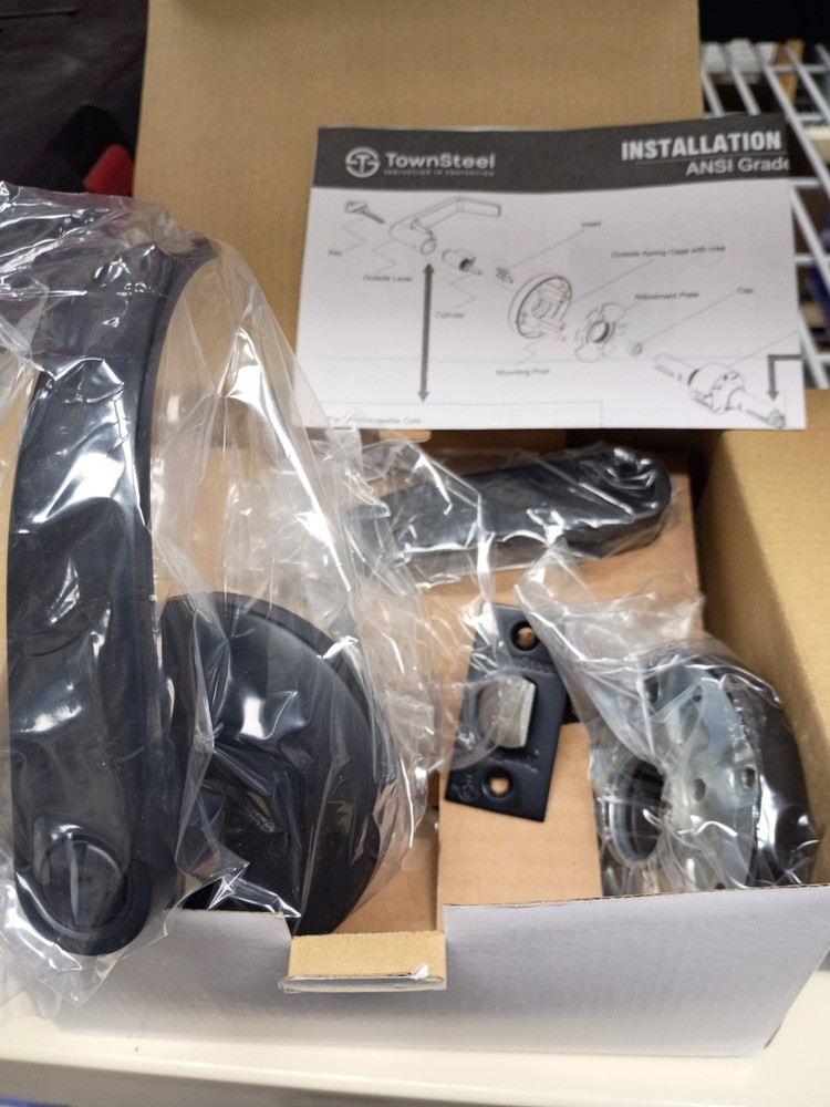 TownSteel G2 Lever, Flat Black (622), Privacy Function