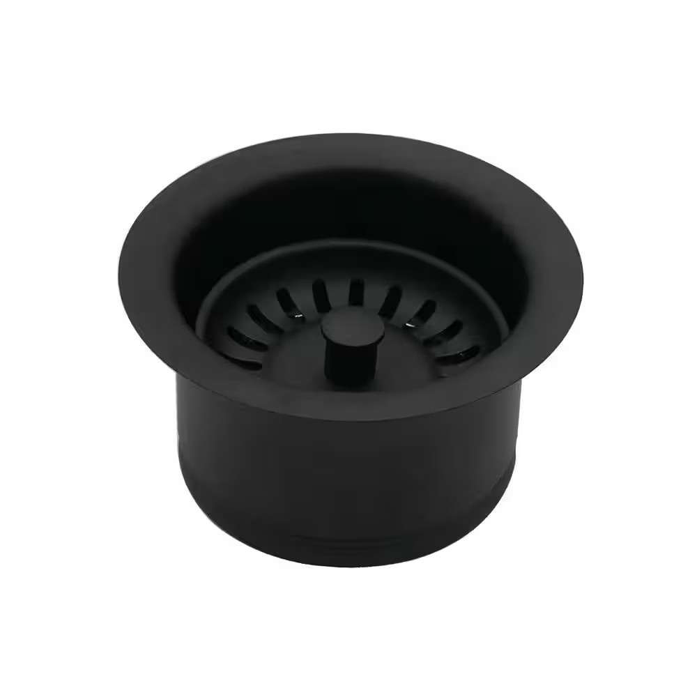 3-1/2 In. Extra-Deep Collar Kitchen Sink Waste Disposal Flange & Strainer Stoppe