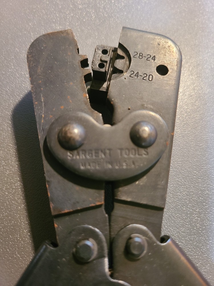 Sargent crimp tool, AMP G-series, working condition