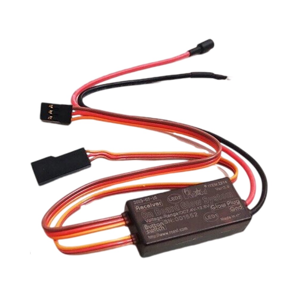 RC Model Airplane Glow-Nitro 2 &4 -Stroke Engine on Board Glow Plug Driver