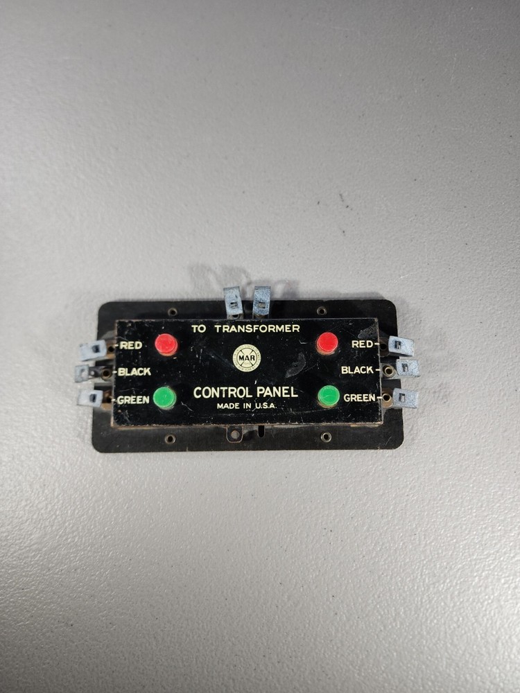 O Scale Vintage Marx #511 Electric Switch Control Panel