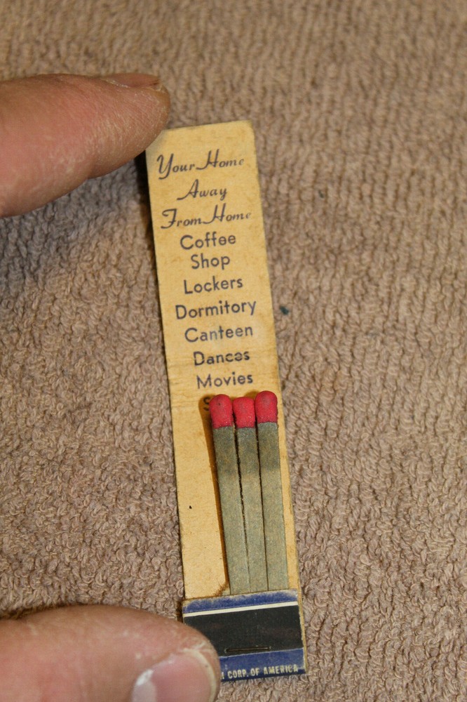 Original WW2 U.S. "YMCA" Armed Services Match Pack from Long Beach, California