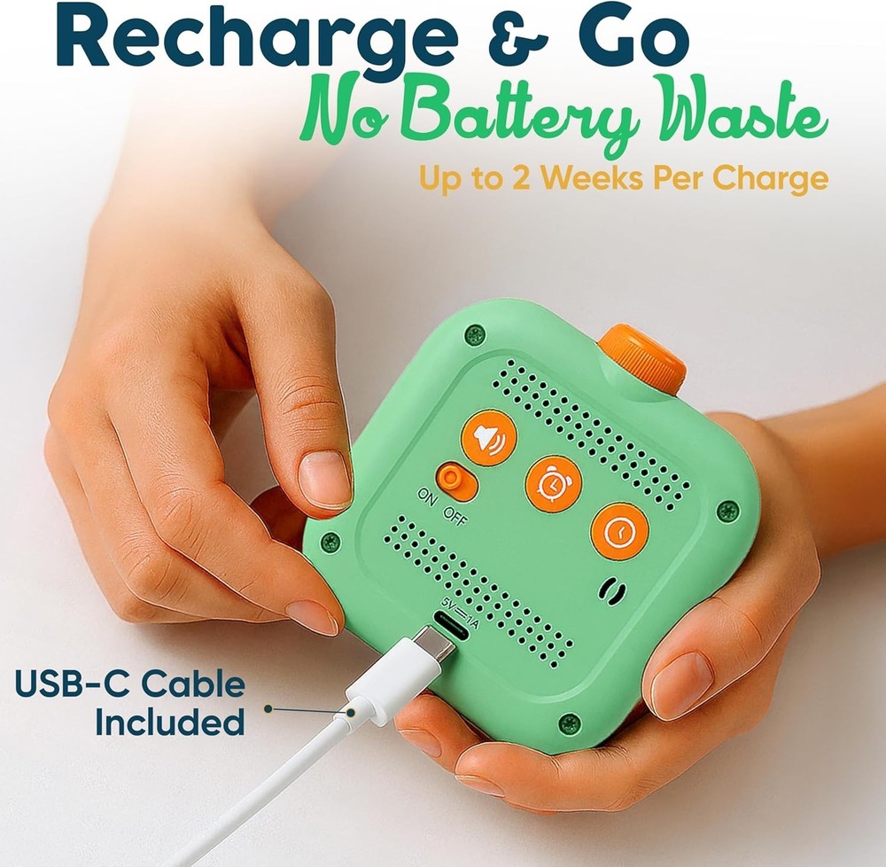 Digital Visual Timer for Kids - Rechargeable 99 Min Timer - Focus & Smoother ...