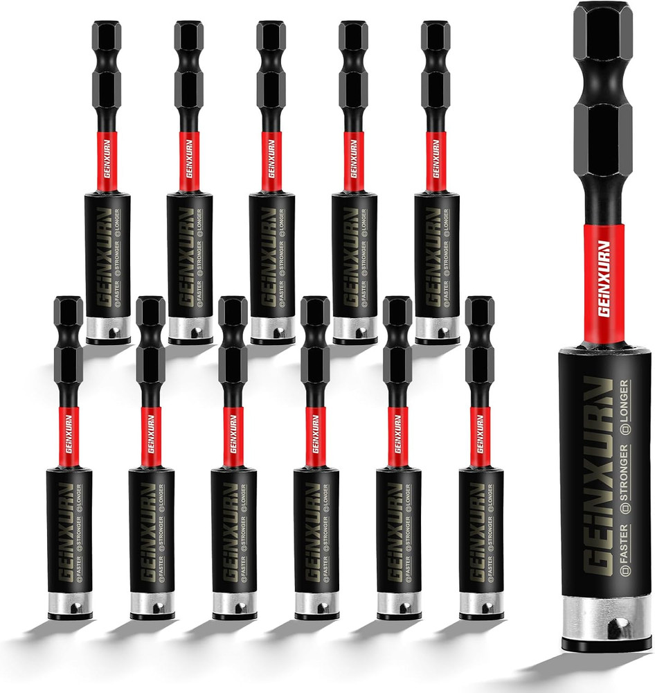 12PACK Impact Magnetic Screwdriver Bit Holders, 3Inches Extension Socket Drill B