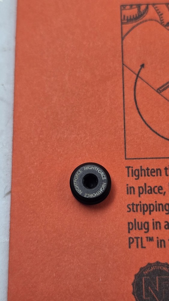 The Nightforce bolt, adjustment