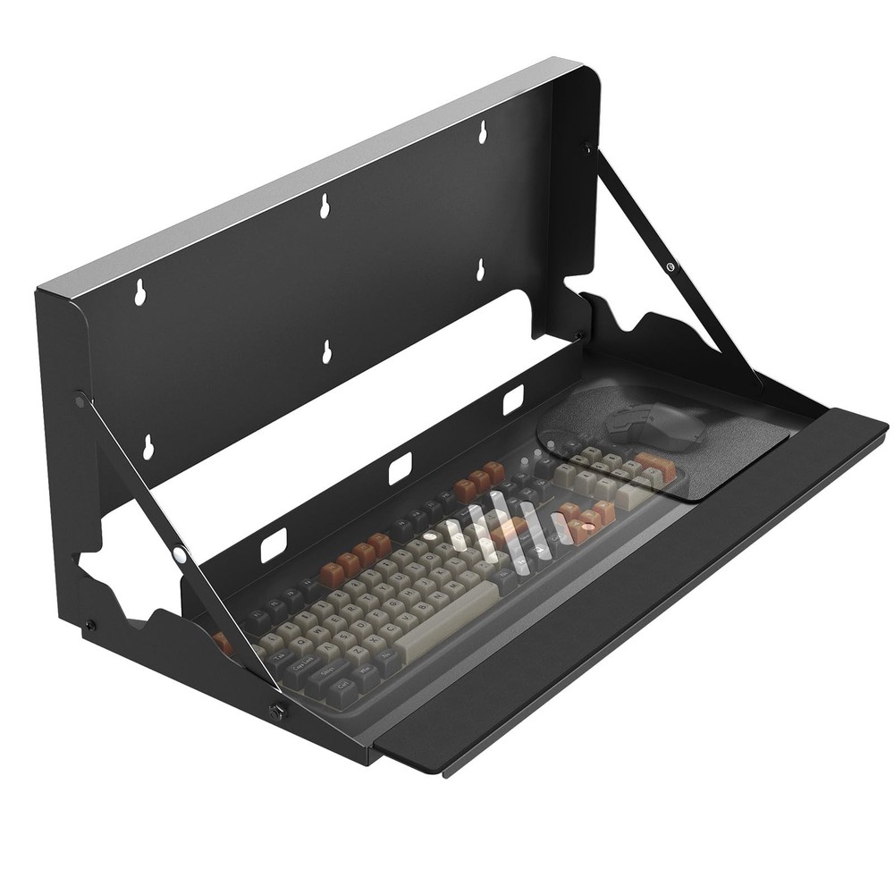 Flip Down Keyboard Tray Wall-Mount