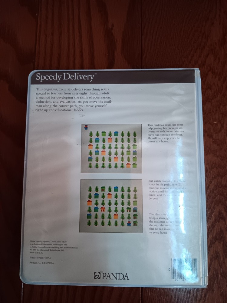 Commodore64 Speedy Delivery Thinking Strategy Series Panda Learbing Technologies