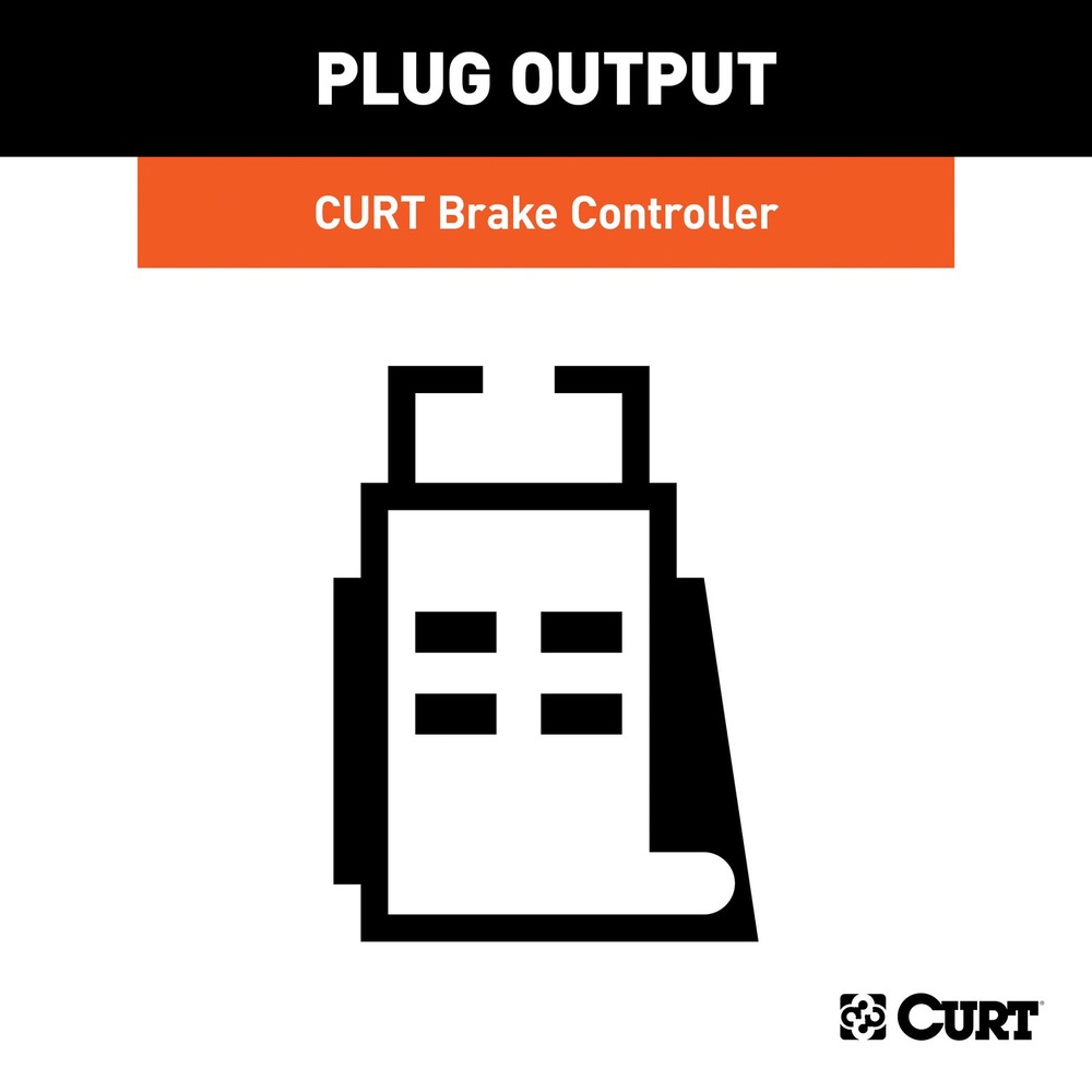 Trailer Brake Control Wiring Harness CURT #51534 - Controller Sold Separately