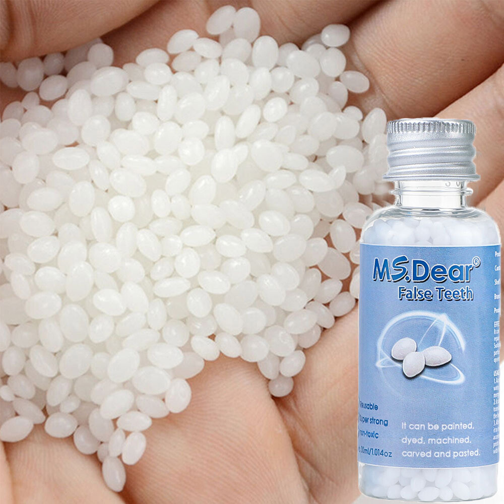 Tooth Repair Granules Temporary Kit Fitting Beads Reusable Moldable False Teeth