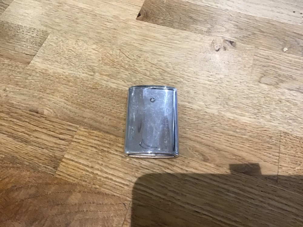 ANTIQUE SOLID SILVER ADVERTISING (BOOKMAKERS) VESTA CASE B’HAM 1925 (48g)