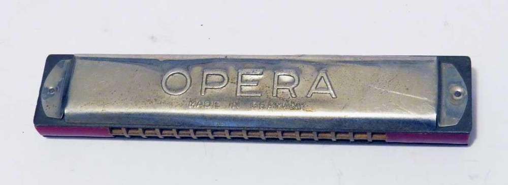 VINTAGE “OPERA” HARMONICA – MADE IN GERMANY – 1950s – 4.75"