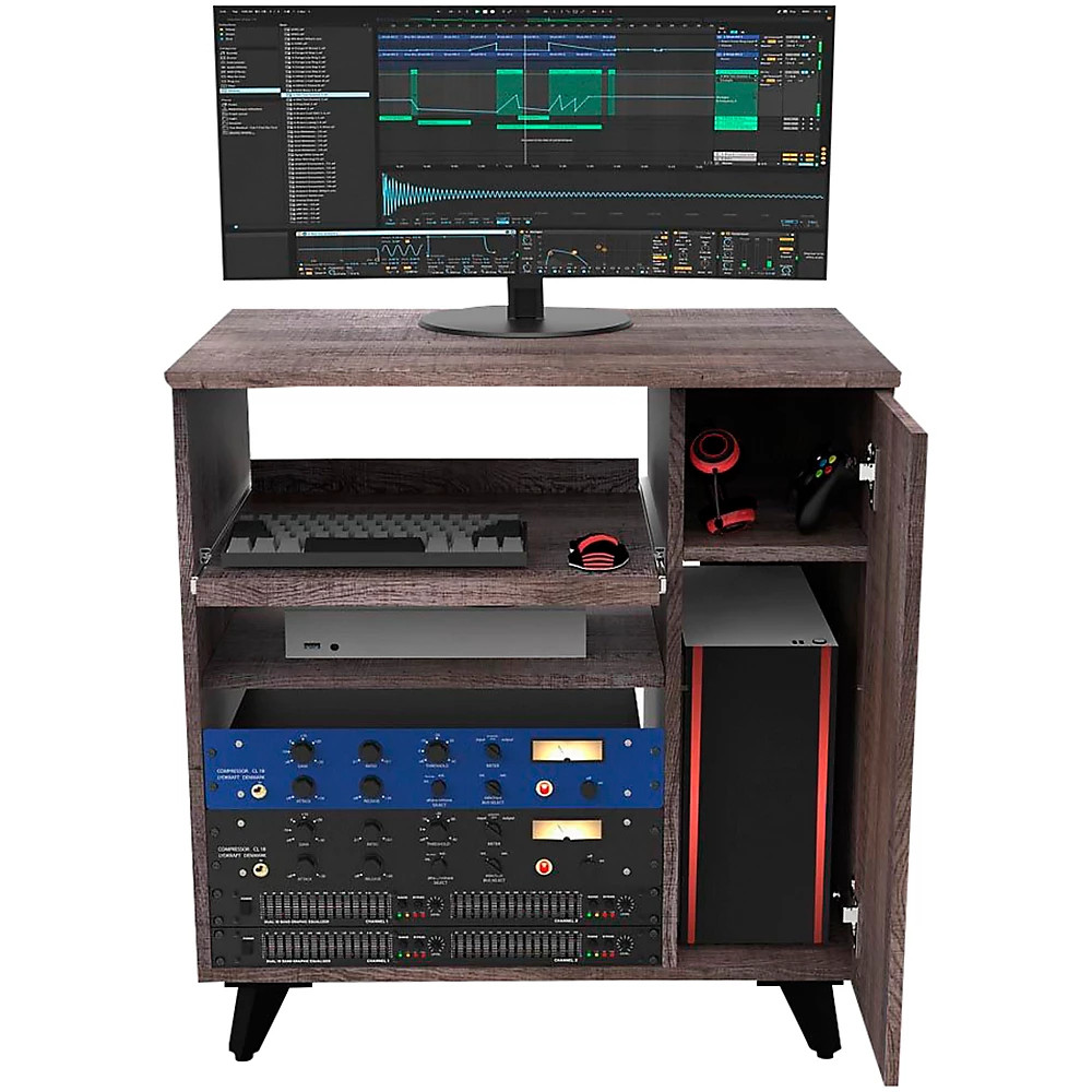 Glorious Modular Side Car Rack Walnut