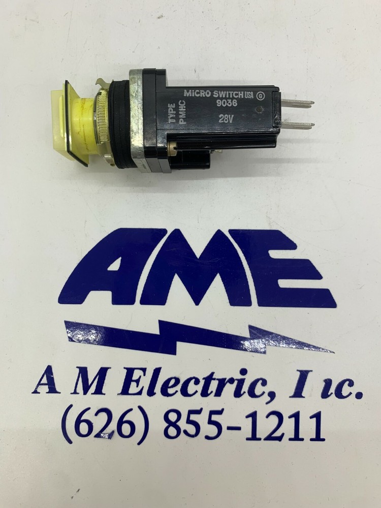 Microswitch PMHC 9036 28V Non-Illuminated Oil-tight Push Button