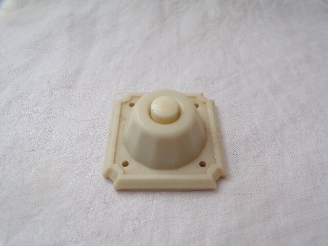 Vintage Eagle CAT. No.143 Bakelite Square Push Button (Doorbell) w/Box