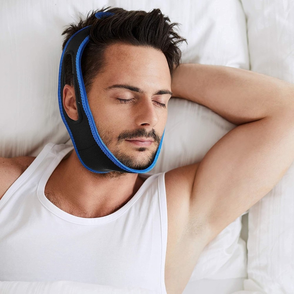Comfortable Chin Strap for Better Sleep - Adjustable Snoring Solution for All