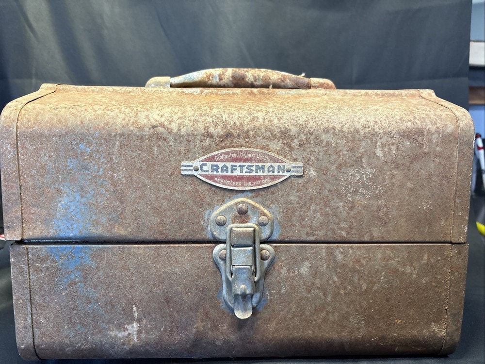 1950’s Craftsman Tool Box Vintage 14”